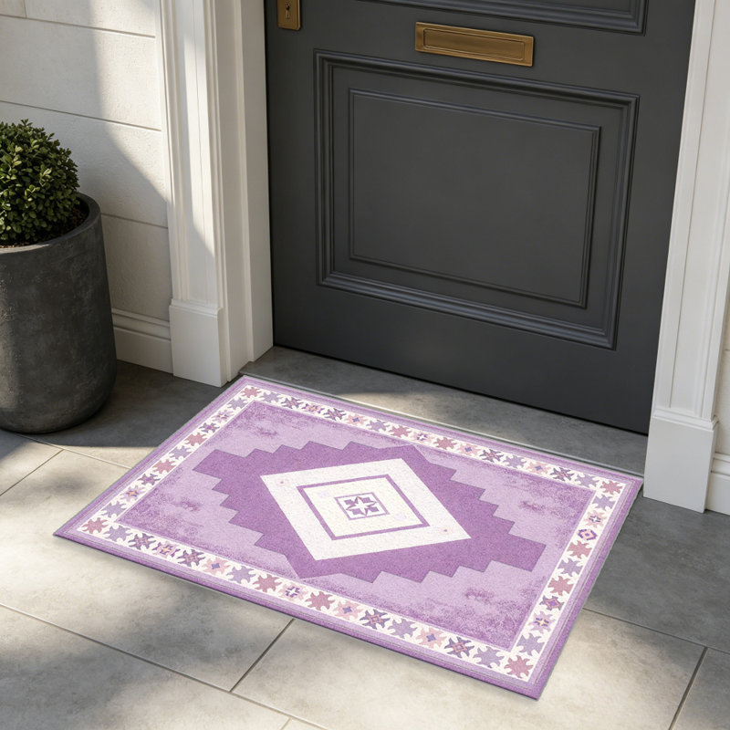 Lavender Southwest Rug carpet-easy to clean, machine-washable, soft and comfortable; suitable for door mats, kitchens, living rooms, bedrooms, corridors, and laundry areas. Easy to clean, durable carpet for home decoration.