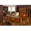 2 Piece Solid Wood Rectangular Executive Desk Office Set with Chair