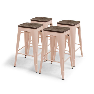 Gustave Counter Stool with Metal Frame