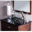 Novatto 16.5 " Glass Square Bathroom Sink