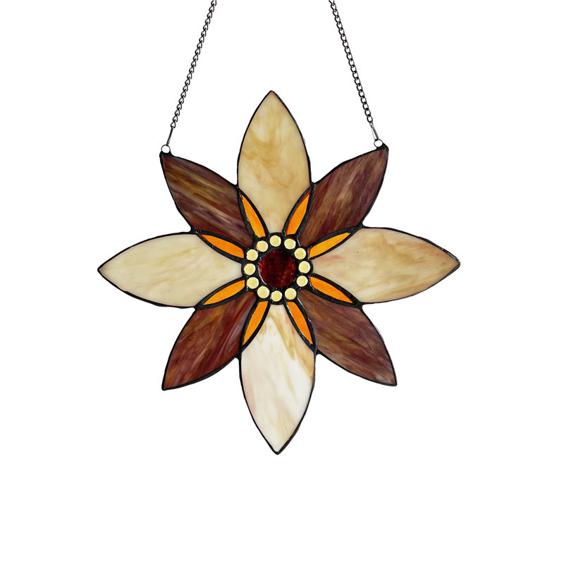 Panneau de fenêtre floral