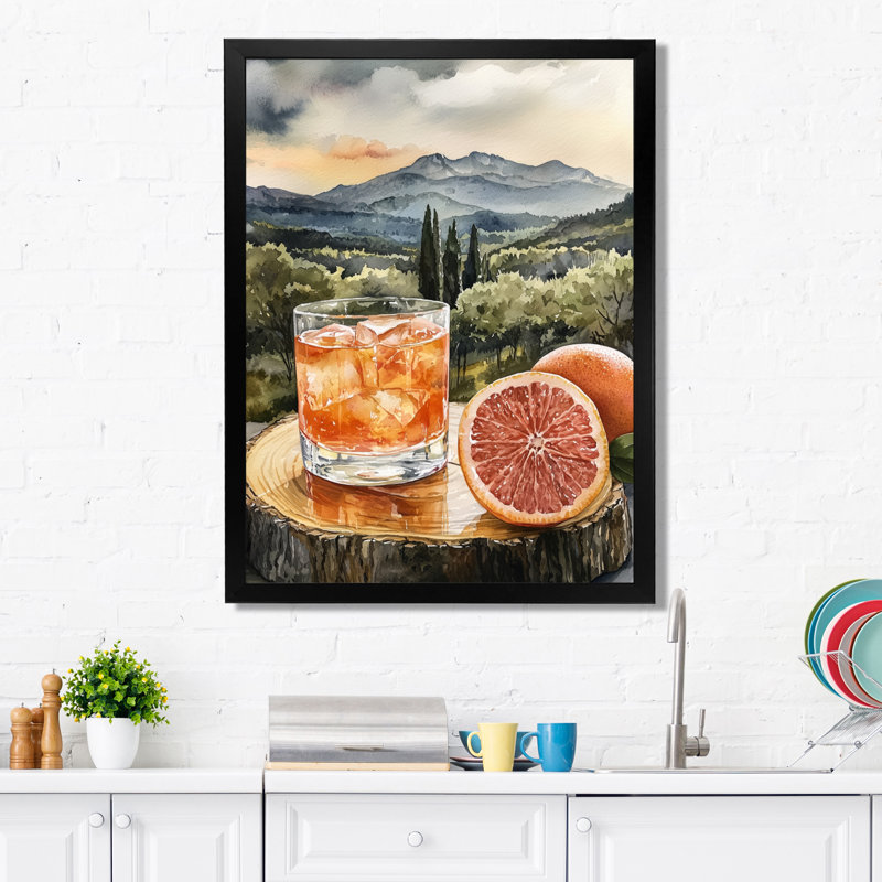 Gioula - Food & Beverage Canvas Prints, Noir, noir, noir, noir, H 20 po x l 12 po, Reproduction encadrée d'une seule photo