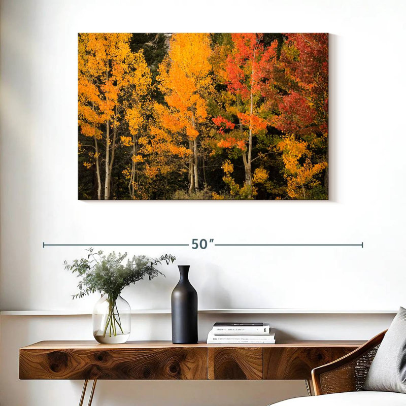 Harnek Aspen aux teintes d'automne, H 26 po x l 39 po