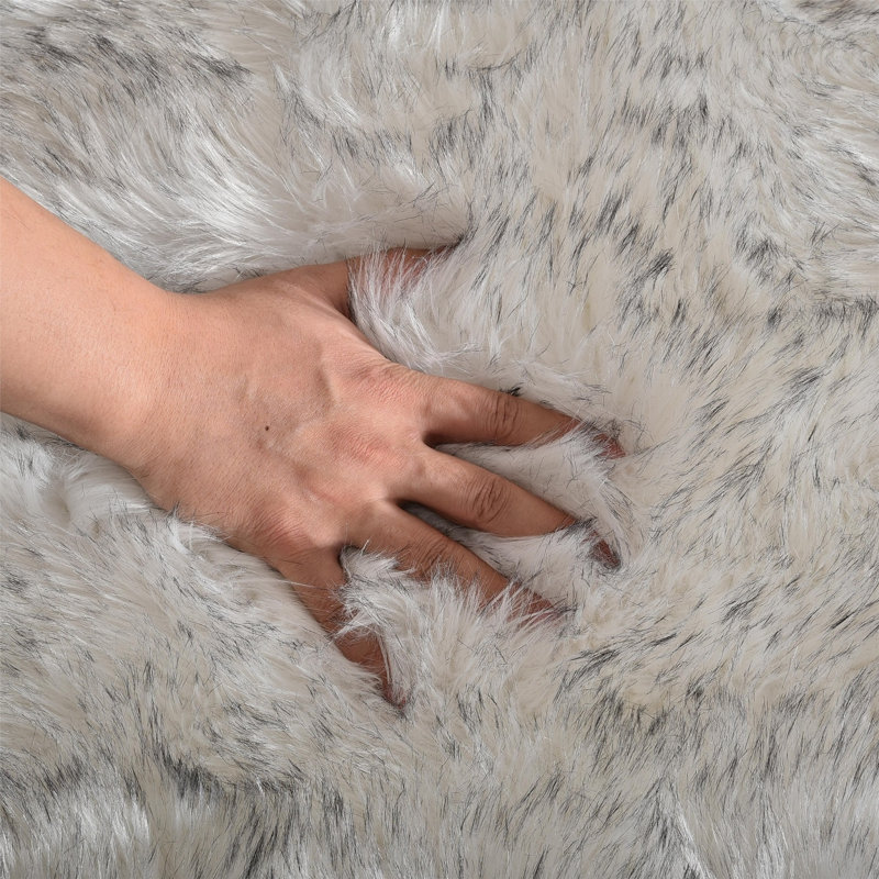 Kove Faux Sheepskin Indoor Rug, Rectangle 2' x 3'