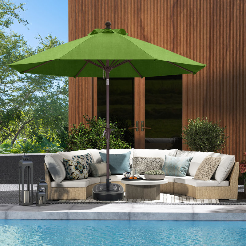 9 FT Patio Olefin® Umbrella, Grass Green