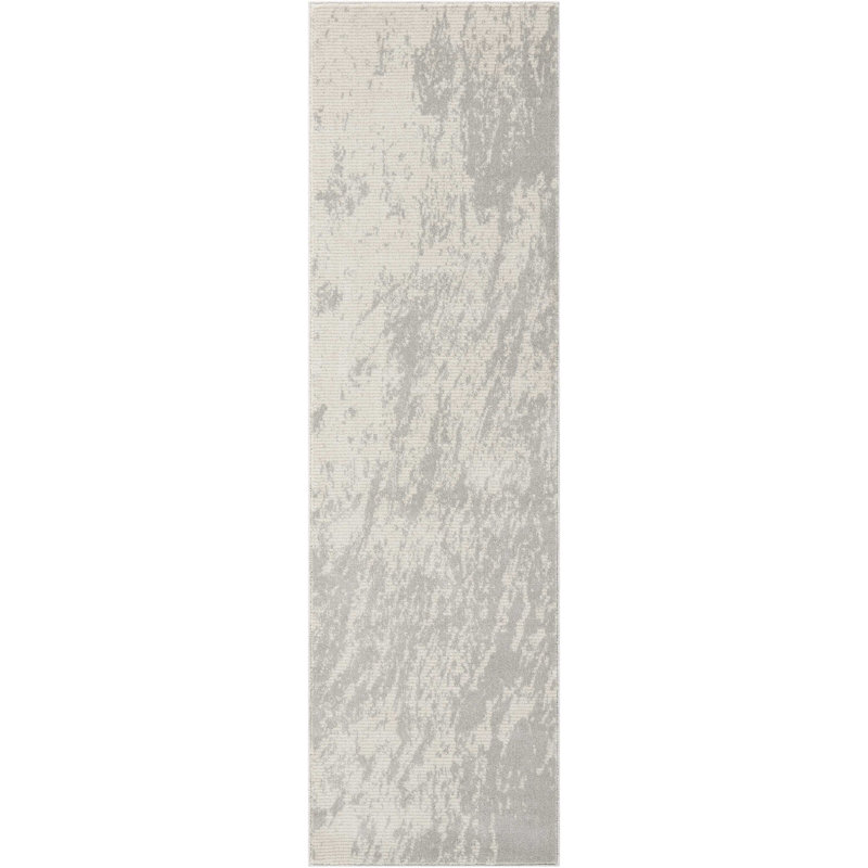 Anegada Ivory/Gray Rug, Runner 2'2" x 7'6"