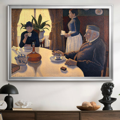 La salle à manger (Petit déjeuner) - Paul Signac - Toile tendue avec châssis, 1886 - 1887