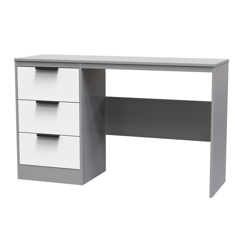 Berklie Dressing Table, White Matt/Dusk Grey