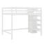 Lit mezzanine avec garde-robe et escalier de rangement intégrés-1266706505