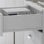 Lycinda 5 Drawer Tallboy Chest Of Drawers - Matt Finish, Scratch Resistant, Brushed Chrome Metal Handles-164162320