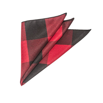 Louviers Polyester Plaid Square Napkin