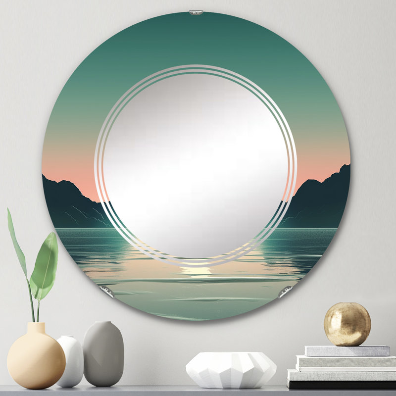 Miroir mural Wetzell, 24 po x 24 po