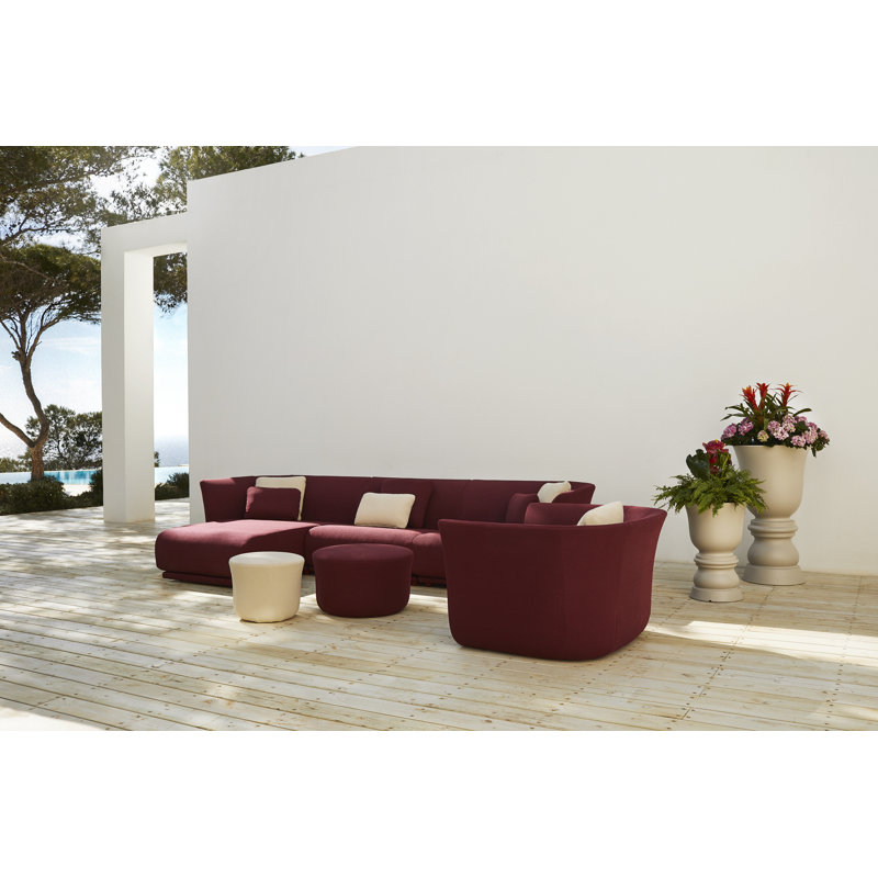 Suave Resin Pot Planter, Ice, 59" H x 29.5" W x 29.5" D