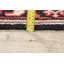 Tapis indien rouge à motif géométrique 3x5