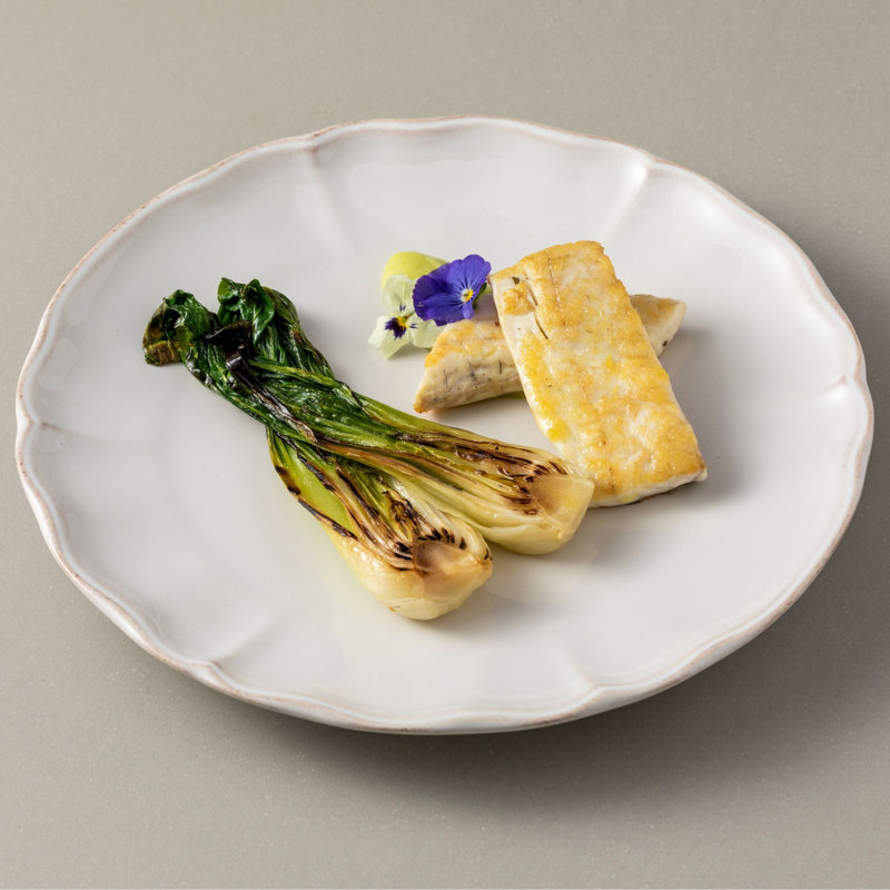 Alentejo Fine Stoneware Dinner Plate, Cloud White