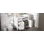 Meuble-lavabo autoportant de 91 cm (36 po) avec lavabo, tiroir basculant et 3 tiroirs latéraux, blanc-1337575880-1337575883