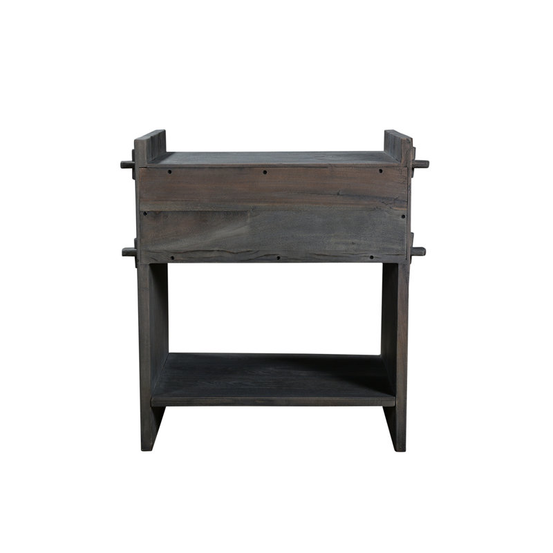 Wisner 24'' W Solid Wood Nightstand