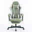 Fauteuil de jeu de course et de course réglable et inclinable ergonomique en similicuir (ensemble de 2)-144427968