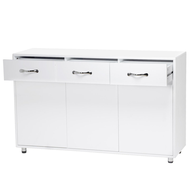 Table d'appoint Three Doors - Blanc