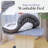 Catry 2-in-1 Mellow Cat Perch with Large Soft Bed and Sisal Scratching Post, Minimalist Design, Grey