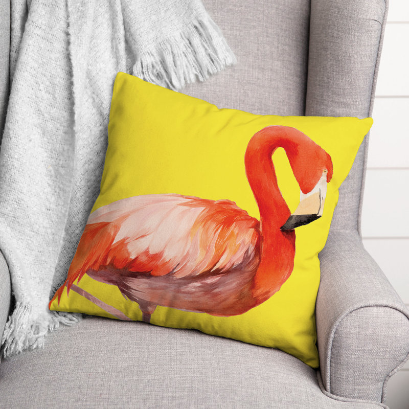  Housse de coussin d'extérieur carré et insert, Jaune
