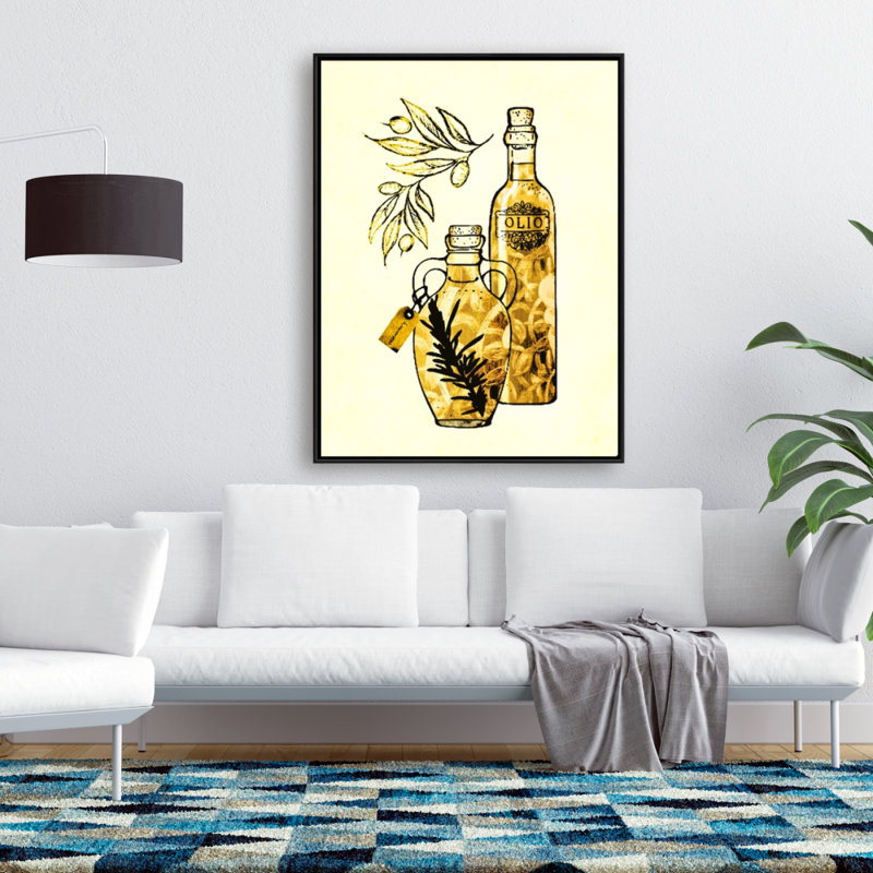 Artisanal, reproduction d'huile sur toile