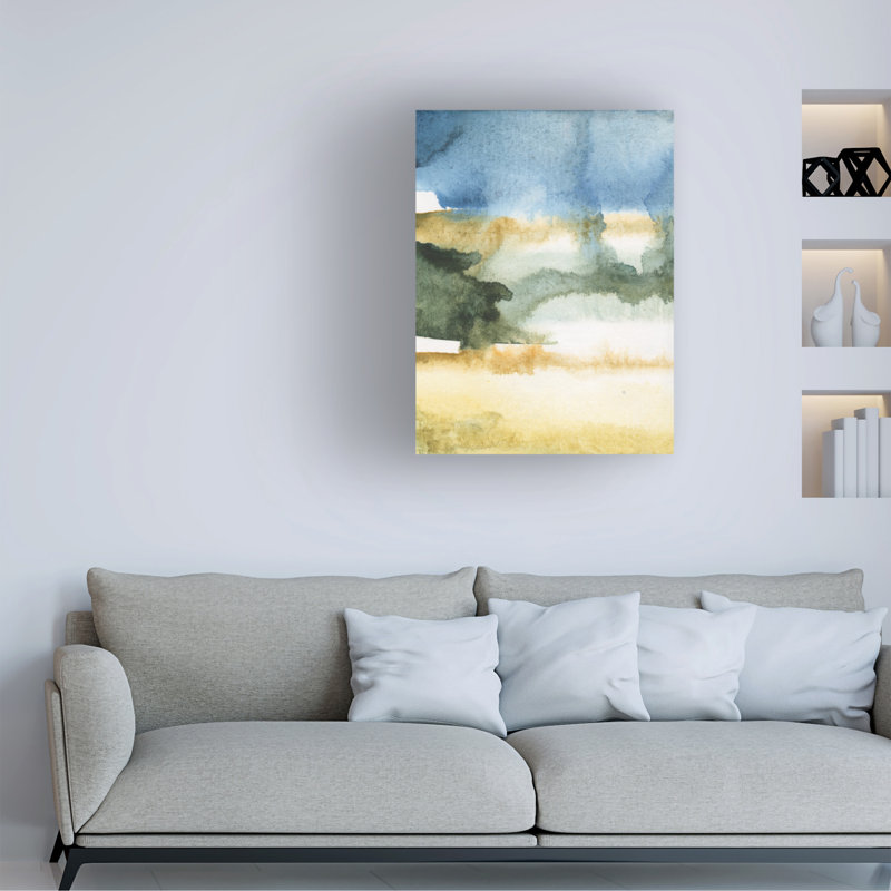 «Arriving Ashore II» sur toile par Joyce Combs, H 19 po x l 14 po x P 2 po