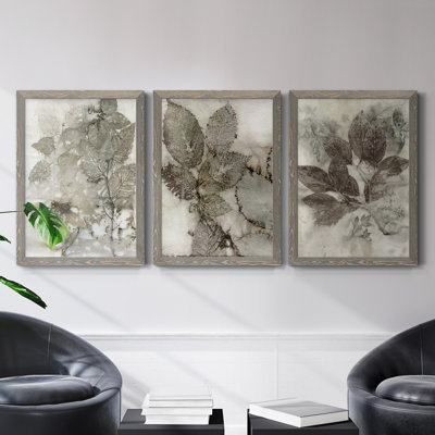 Birch Leaves I Painting Print on Canvas