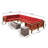 Stickland 8 - Person Modular Patio Conversation Set with Cushions-665139420
