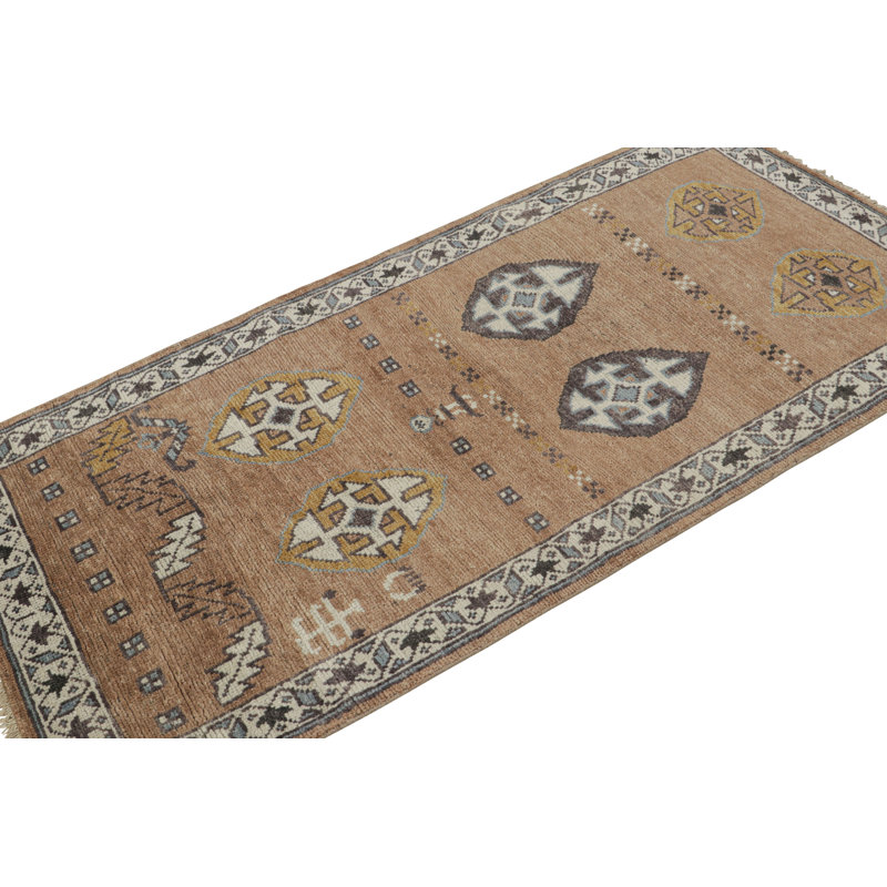 One-of-a-Kind Rectangle 3'2”x6' Hand Knotted Area Rug