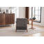 Fauteuil d'appoint, fauteuil en forme de nuage avec structure en bois massif-661594861-661594859