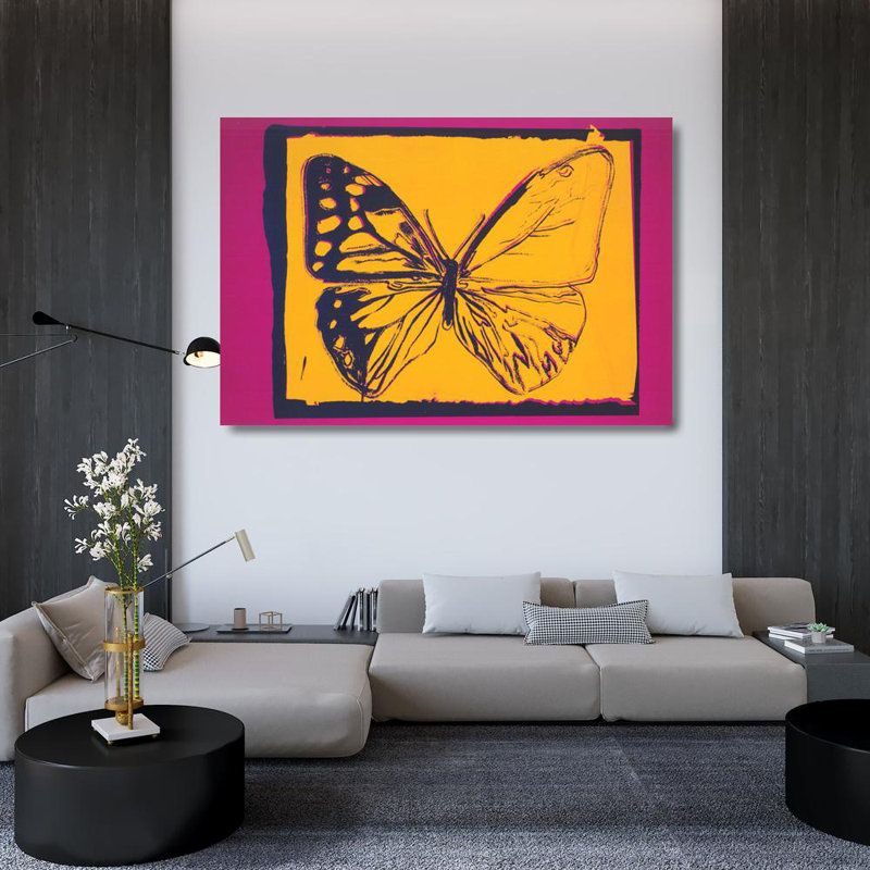 Papillon en voie de disparition, H 33 po x l 48 po