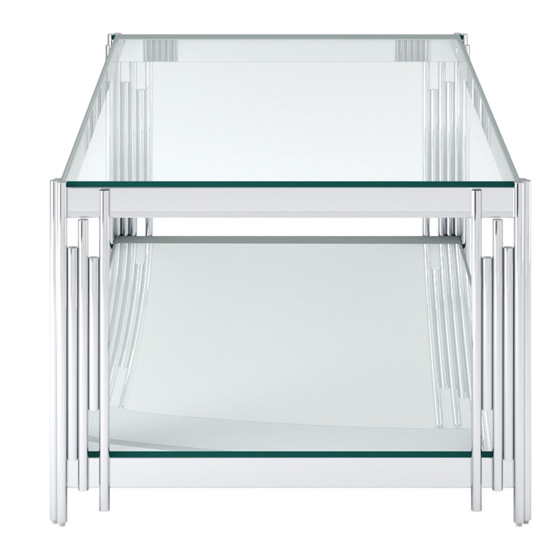 Table basse Kenneth, Argent argent