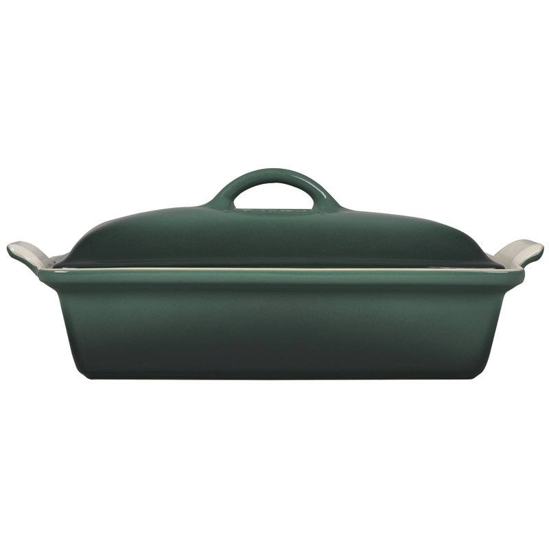 Le Creuset Heritage Stoneware 4 Qt. Rectangular Casserole with Lid, Artichaut
