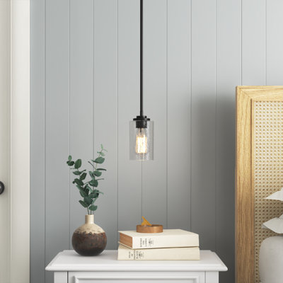 Luminaire suspendu cylindrique à 1 lumière Klarice