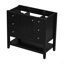 Meuble-lavabo 36 po sans lavabo, base d'armoire seulement, une armoire et trois tiroirs