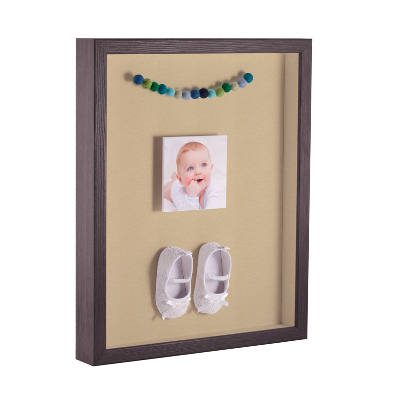 Wood Matte Shadow Box Picture Frame, Tan