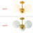 Willrich Glass Semi Flush Mount