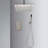 Ceiling Mounted Shower System Combo Set With Handheld And 16"Shower Head-118580272