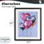«Heart Ballons Celebration», reproduction encadrée sous verre, conception de Michael Willett-934919950-934919948