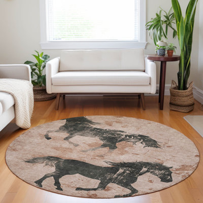 Tapis paprika intérieur / extérieur lavable à la machine Cinead ACN1717