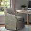 Fauteuil rembourré à jupe avec roulettes cachées-1601904442