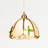 Modern 1 - Light Dome Chandelier Dimmable