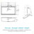 Drop In Waterfall Kitchen Sink - 33X22" Composite Granite Quartz Single Bowl Workstation Kitchen Sink With Pull-Out Faucet-111739396