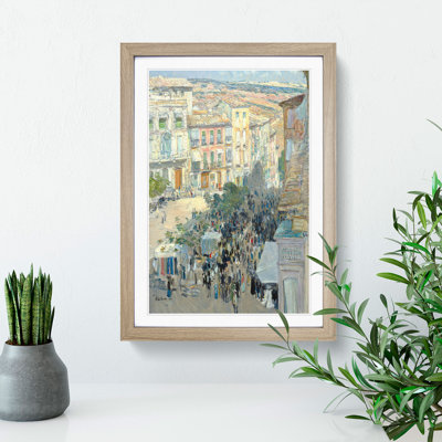 Southern French City by Childe Hassam - Picture Frame Painting