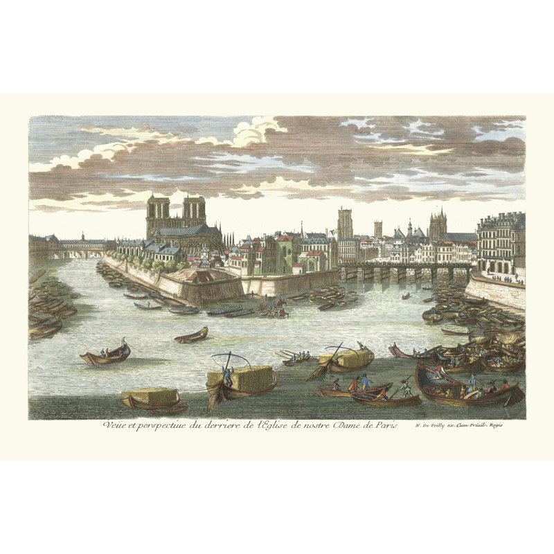 View Of France VII (JP) 1 Piece Wrapped Canvas Wall Art, 51cm H x 76cm W x 3.8cm D