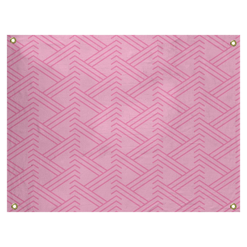 Tapisserie, H 50 po x l 59 po, Rose