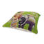 Housse de coussin en coton Flowery Day Batik