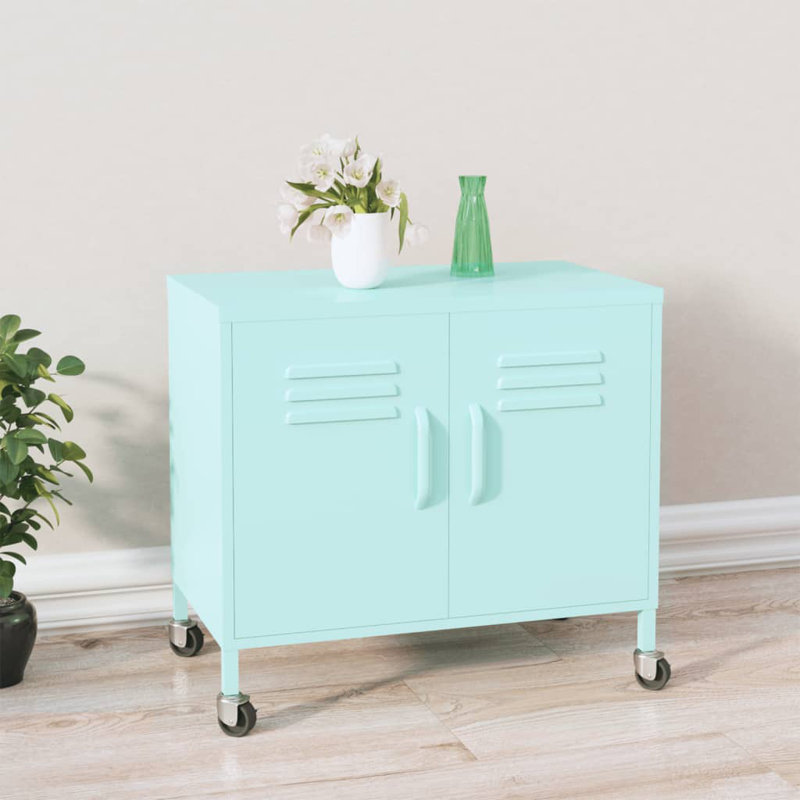 Classeur autoportant avec tablettes pour le bureau, Menthe