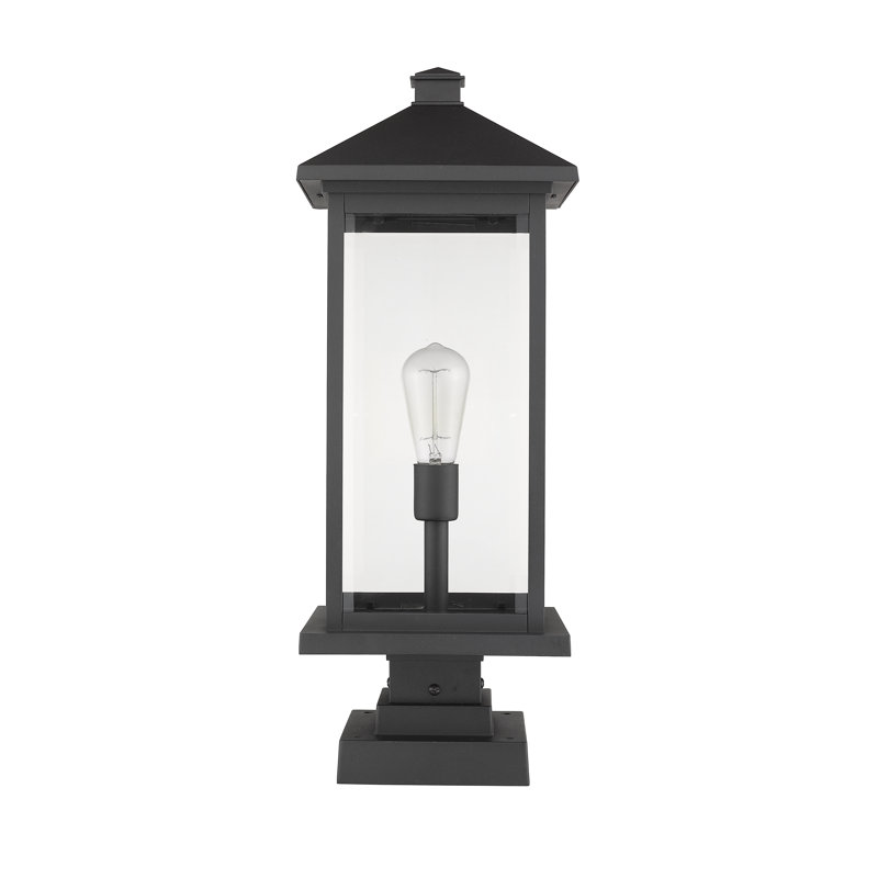 Luminaire suspendu à 1 lumière Lovette, Noir